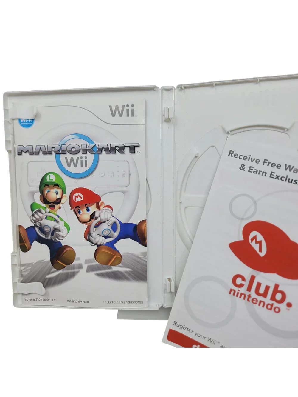 Mario Kart Wii Nintendo Wii Case & Manual Only NO DISC Included Authentic